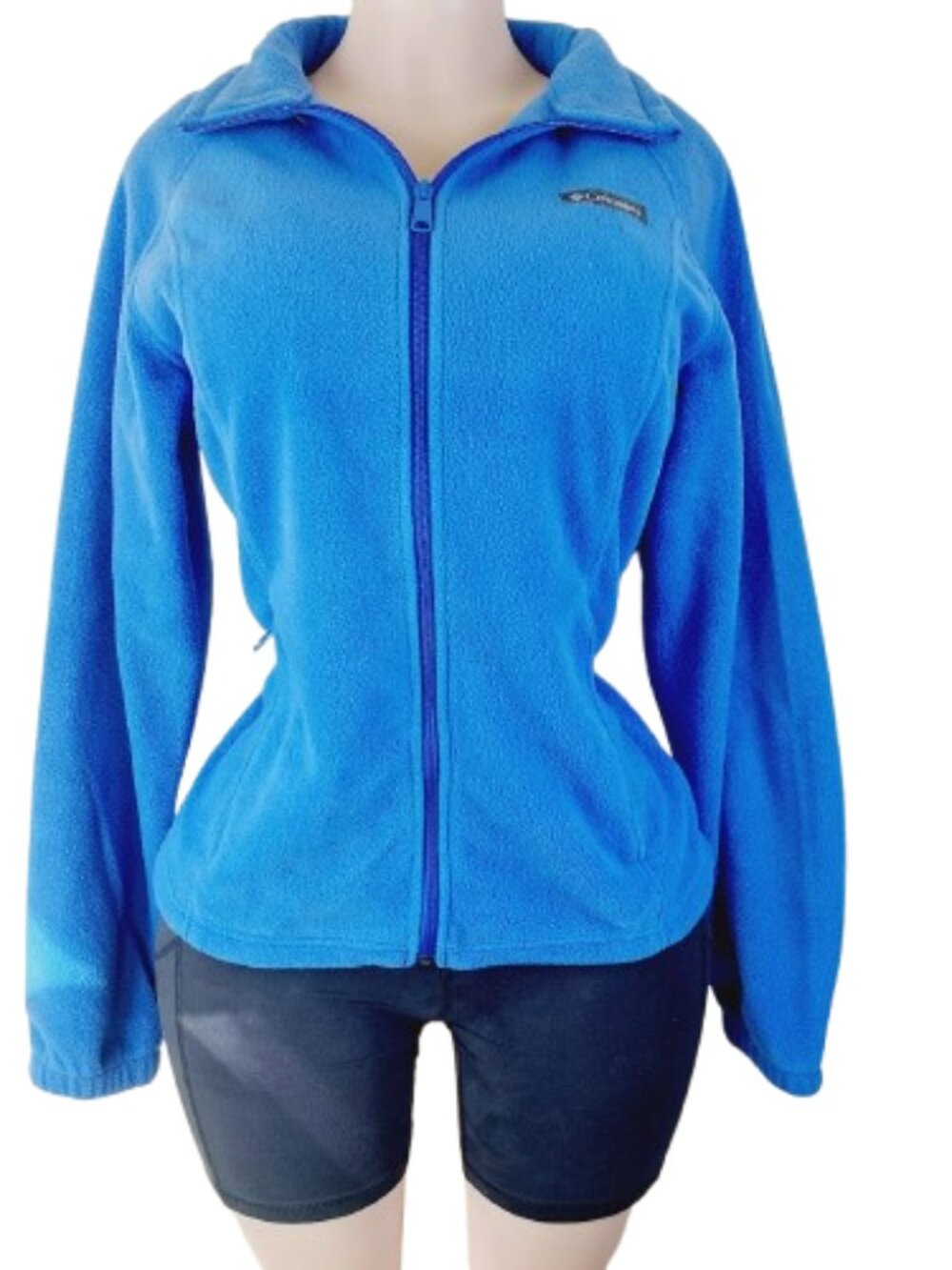Columbia Sportswear Women’s Blue Benton Springs Full Zip Fleece Jacket Size L